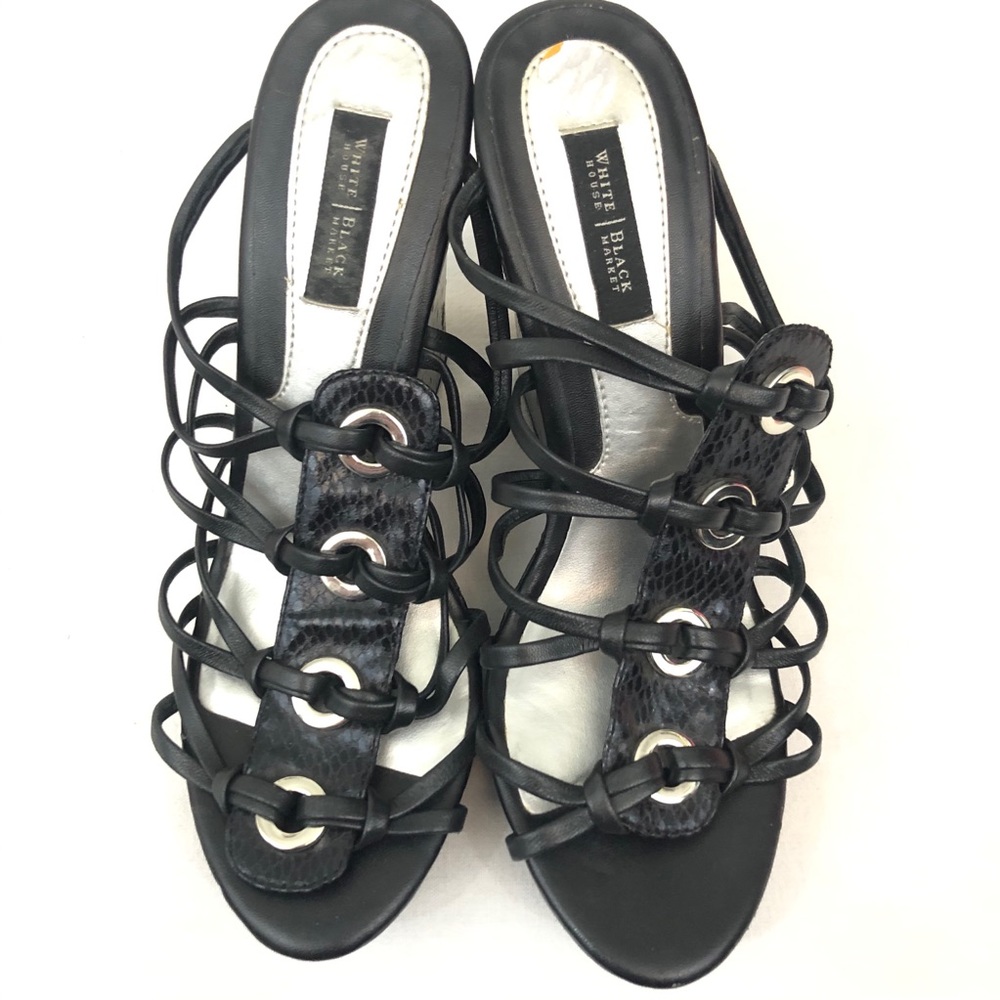 White House black market platform wedge heel 8 - Picture 2 of 8
